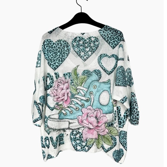 16 MADE IN ITALY TUNIC TOP - Picture 2 of 2